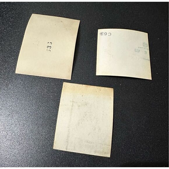 Vintage 1950s 60s 3 mini pictures snapshot ephemera lot Women Child - Picture 5 of 7